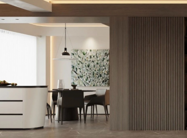 AGE空間設(shè)計(jì) | 128㎡黑白交響曲極簡私宅，用克制美學(xué)演繹高級感