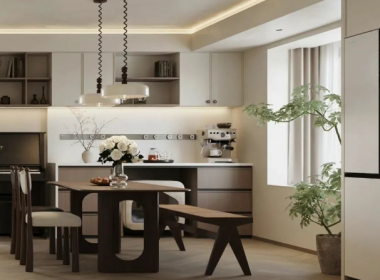 AGE空間設(shè)計(jì)|當(dāng)輕法式撞上中古風(fēng)，在奶油與胡桃木色里藏了半部巴黎舊事