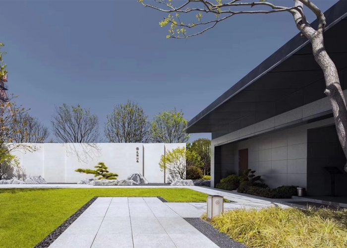 花語江南售樓部幕墻裝飾