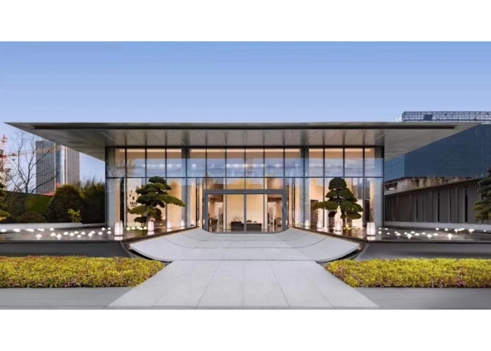 花語江南售樓部幕墻裝飾