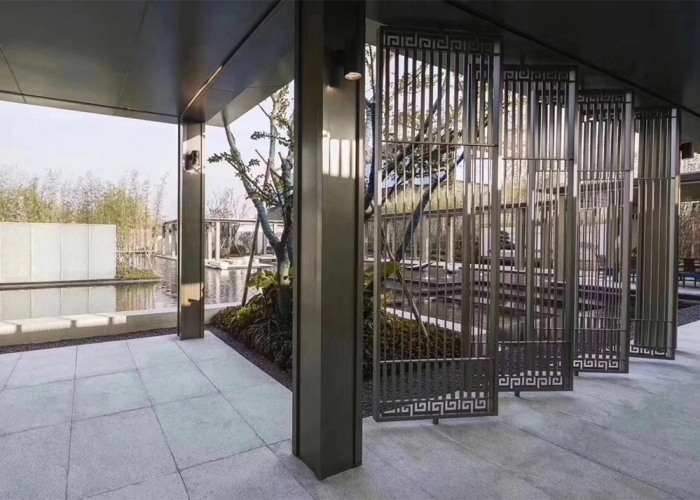 江南國(guó)際城售樓部幕墻裝飾