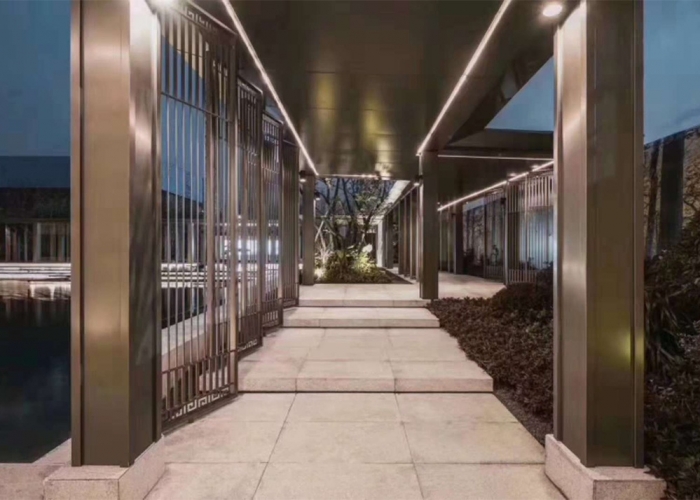 江南國(guó)際城售樓部幕墻裝飾