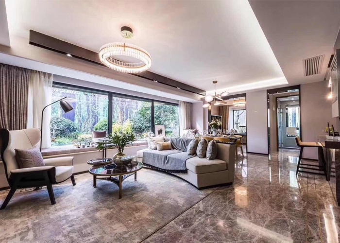 花語(yǔ)江南售樓部裝飾