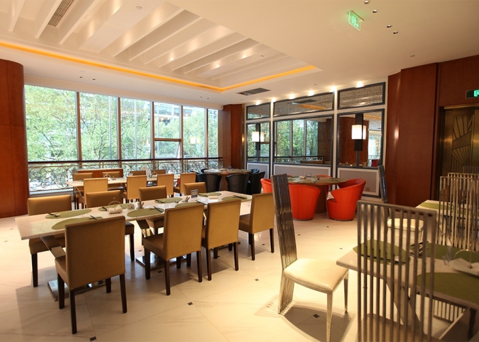 陽(yáng)光大酒店自助餐廳裝飾